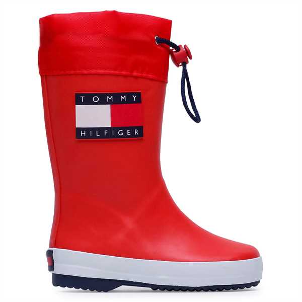 Gumáky Tommy Hilfiger Rain Boot T3X6-30766-0047 M Červená