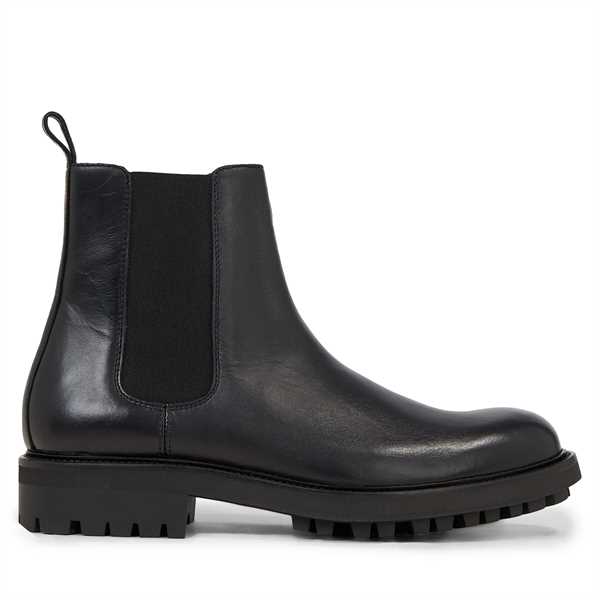 Členková obuv s elastickým prvkom Calvin Klein Chelsea Boot HM0HM01229 Čierna