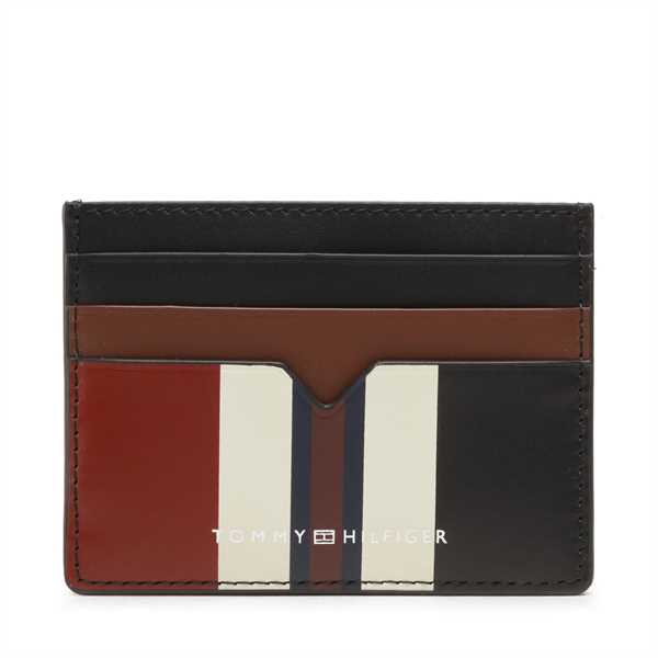 Puzdro na kreditné karty Tommy Hilfiger Th Modenr Leather Cc Holder AM0AM10819 Tmavomodrá