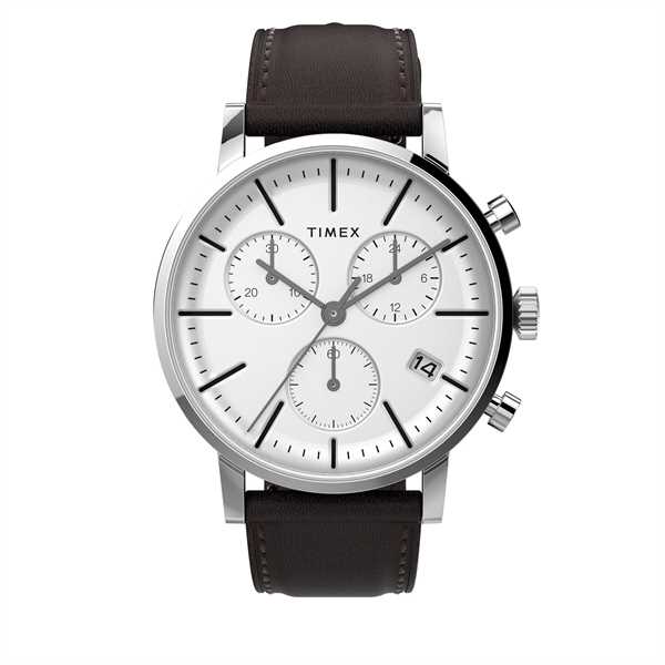 Hodinky Timex Midtown Chronograph TW2V36600 Hnedá