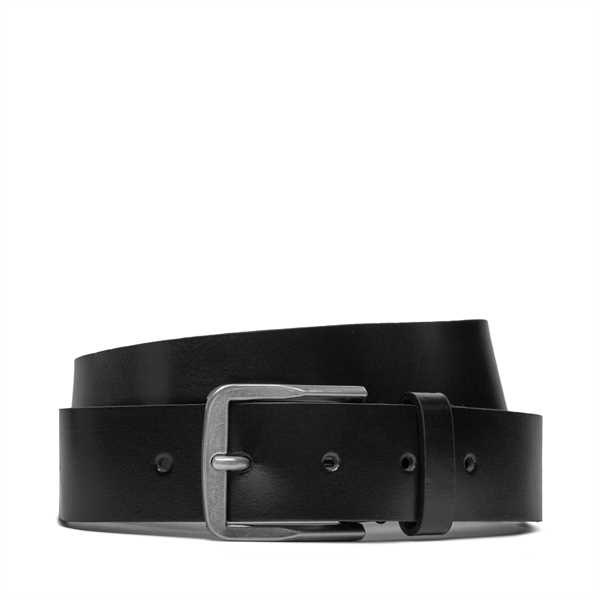 Pánsky opasok Calvin Klein Classic Flat R Lthr Belt 35Mm K50K511421 Čierna