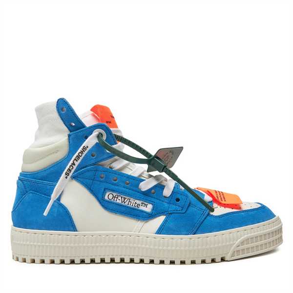 Sneakersy Off-White OMIA065S22LEA0040140 Modrá