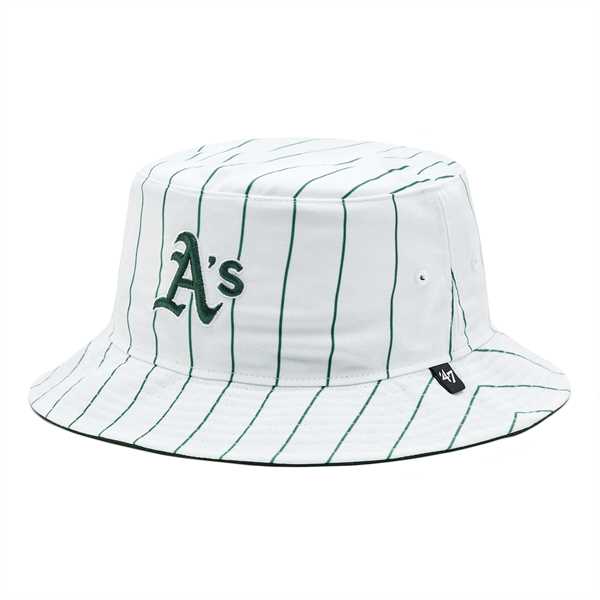 Šiltovka 47 Brand MLB Oakland Athletics Pinstriped '47 BUCKET B-PINSD18PTF-DG Zelená