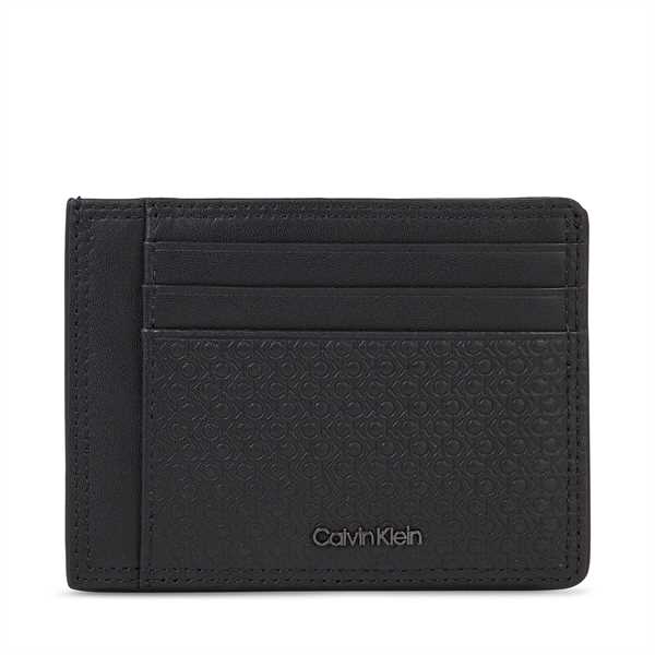 Puzdro na kreditné karty Calvin Klein Minimalism Id Cardholder K50K510906 Čierna