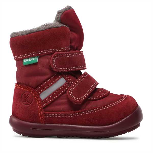 Čižmy Kickers Kimbak 878581-10 M Bordová