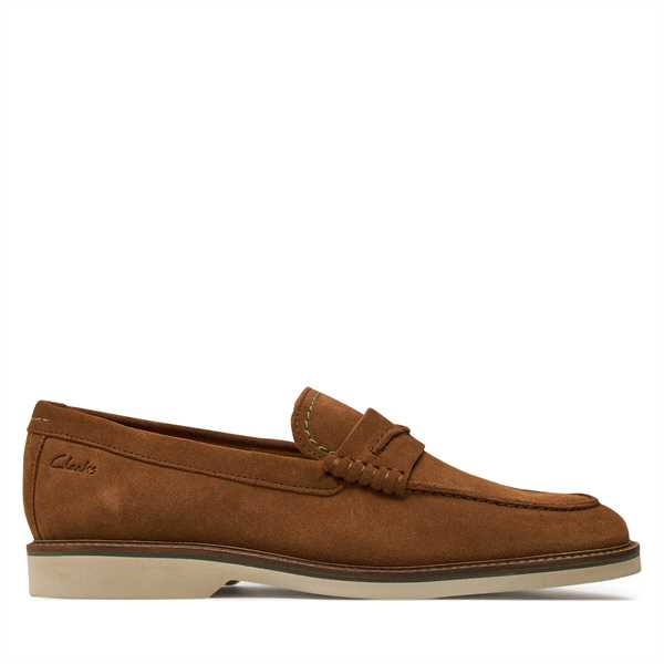 Lordsy Clarks Atticus Ltslip 26176086 Hnedá