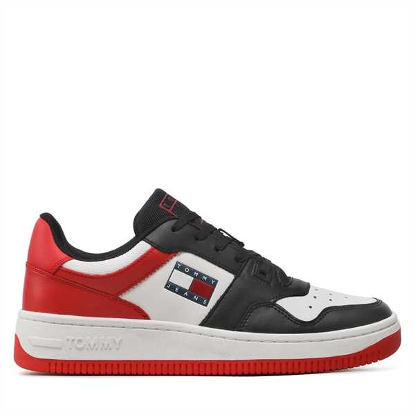 Sneakersy Tommy Jeans Basket Leather EM0EM01162 Farebná