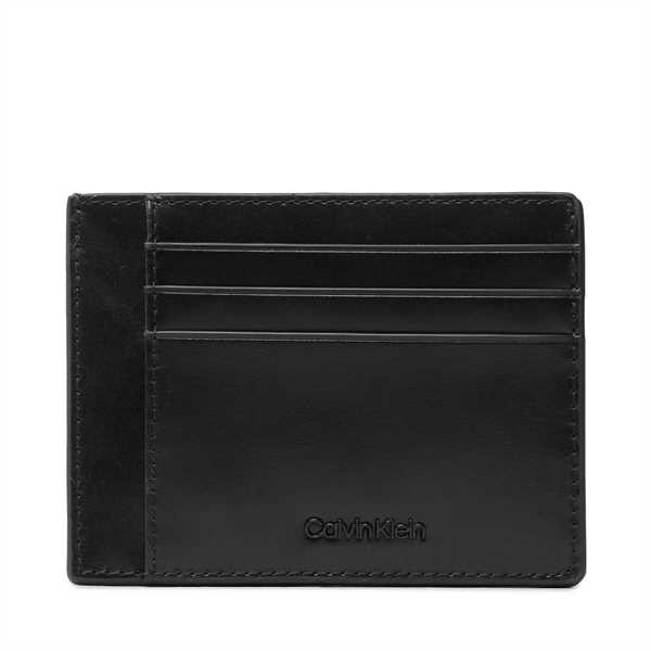 Puzdro na kreditné karty Calvin Klein Ck Median Id Cardholder K50K510327 Čierna