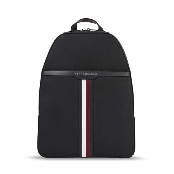 Ruksak Tommy Hilfiger Th Coated Canvas Backpack AM0AM11533 Čierna