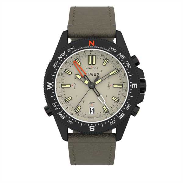 Hodinky Timex Tide-Temp-Compass 43mm Eco-Friendly Strap TW2V21800 Čierna