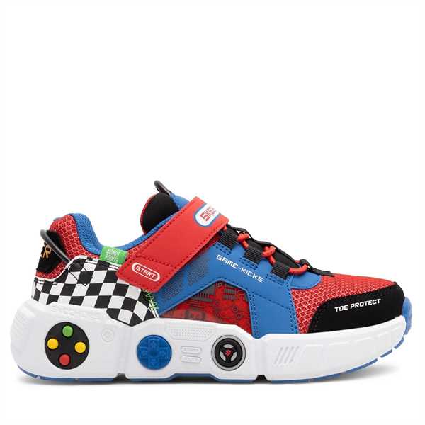 Sneakersy Skechers GAMETRONIX 402260L BLMT Modrá