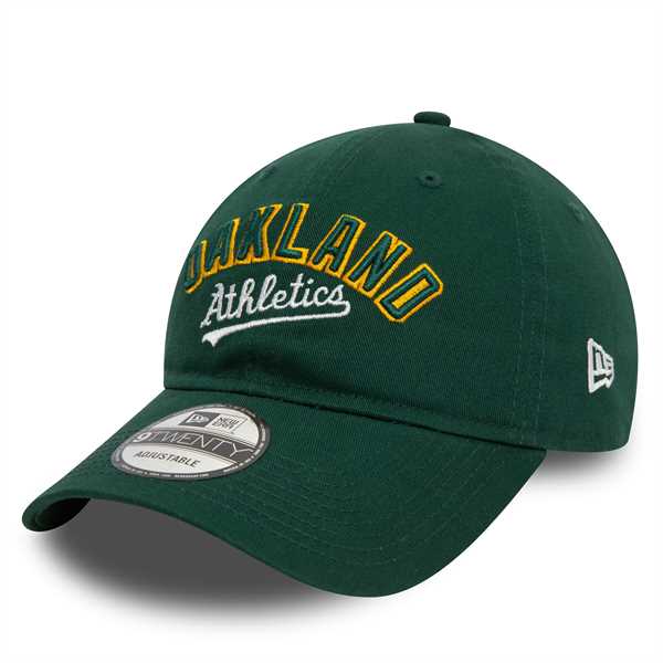 Šiltovka New Era Mlb Wordmark 920 Athletics 60503513 Zelená