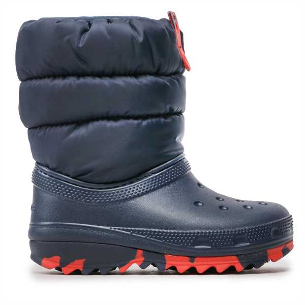 Snehule Crocs Classic Neo Puff Boot K 207684 Tmavomodrá