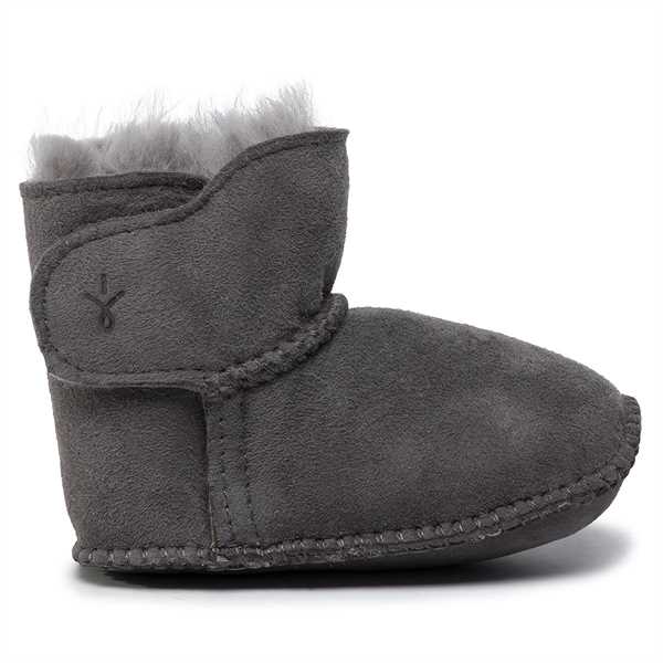 Snehule EMU Australia Baby Bootie B10310 Sivá