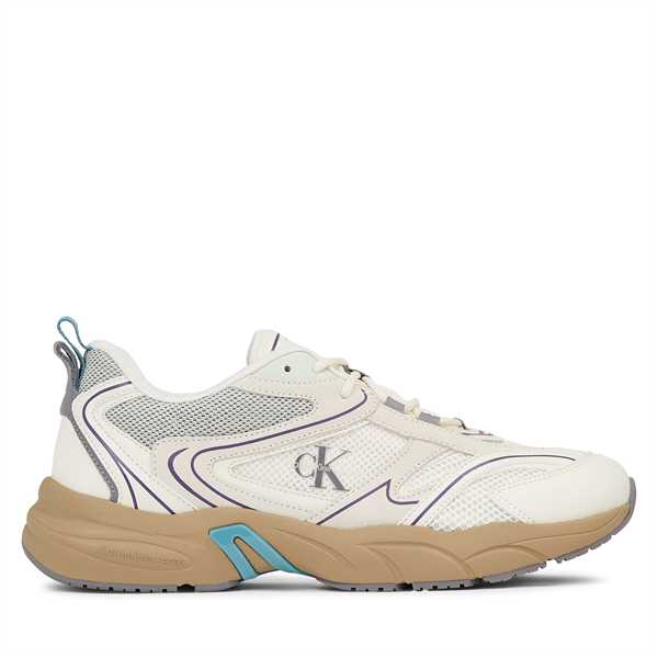 Sneakersy Calvin Klein Jeans Retro Tennis Su-Mesh Wn YM0YM00589 Biela