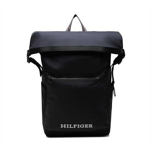 Ruksak Tommy Hilfiger Hilfiger Roll Top Backpack AM0AM11380 Tmavomodrá