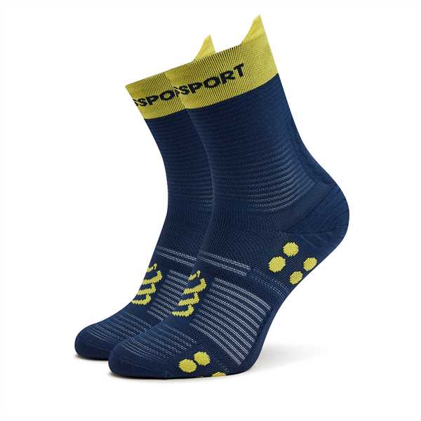 Ponožky Vysoké Unisex Compressport Pro Racing V4.0 Run High XU00046B Tmavomodrá