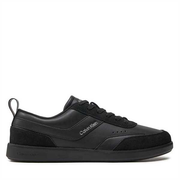 Sneakersy Calvin Klein Low Top Lace Up Lth Mix HM0HM00851 Čierna