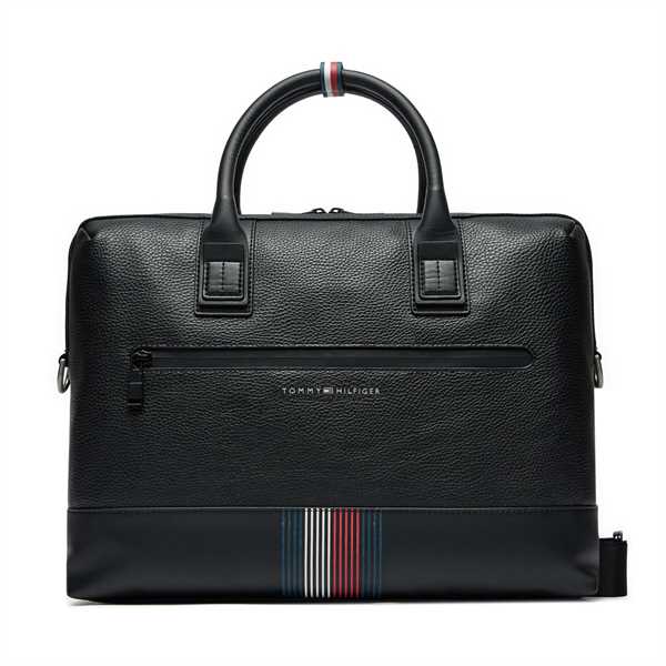 Taška na laptop Tommy Hilfiger Transit Computer Bag AM0AM12481 Čierna