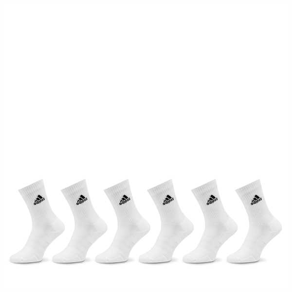 Ponožky Vysoké Unisex adidas Cushioned Sportswear Crew Socks 6 Pairs HT3453 Biela