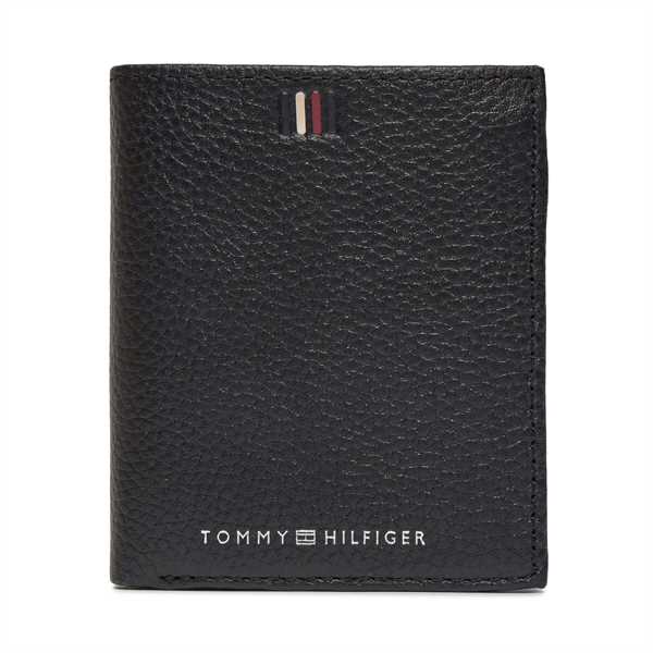 Veľká pánska peňaženka Tommy Hilfiger Th Central Trifold AM0AM11851 Čierna