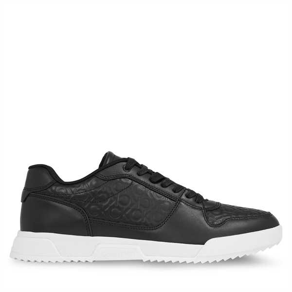 Sneakersy Calvin Klein Low Top Lace Up Mono HM0HM01192 Čierna