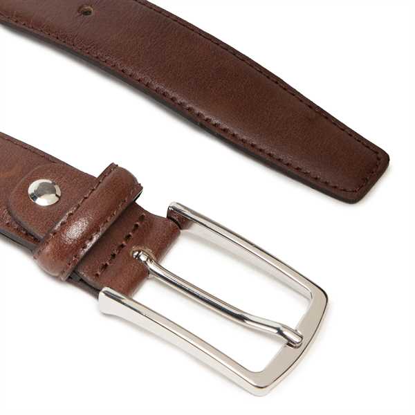 Pánsky opasok Jack&Jones Jacchristopher Belt Noos 12136795 Hnedá