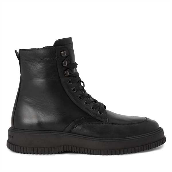 Čižmy Tommy Hilfiger Th Everyday Class Termo Lth Boot FM0FM04658 Čierna