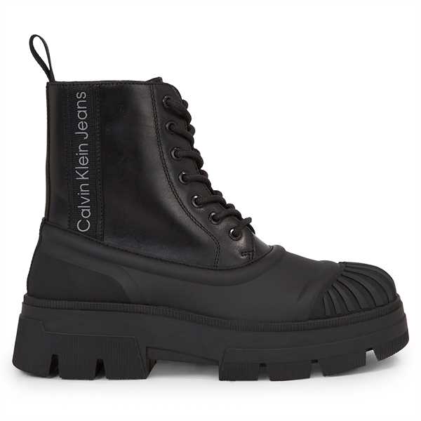 Šnurovacia obuv Calvin Klein Jeans Chunky Combat Lace Up Boot YM0YM00814 Čierna