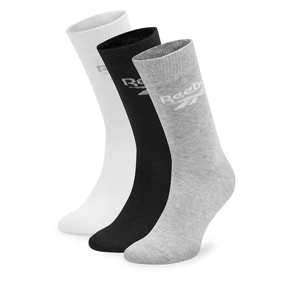 Súprava 3 párov vysokých ponožiek unisex Reebok R0367-SS24 (3-pack) Farebná