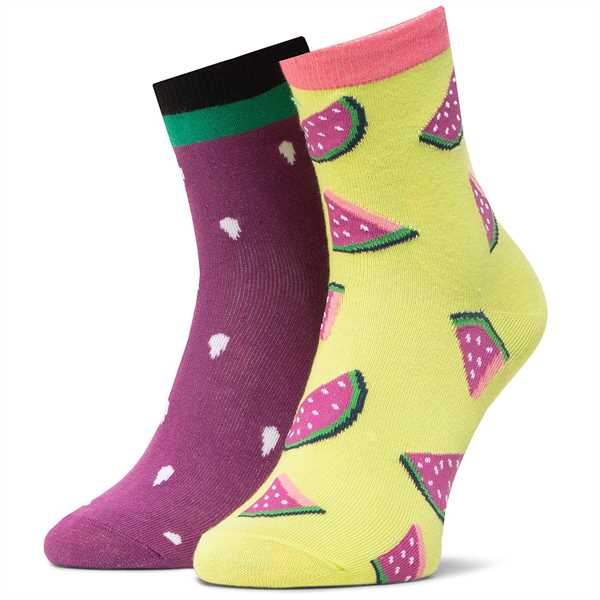 Ponožky Vysoké Unisex Dots Socks DTS-SX-462-R Fialová