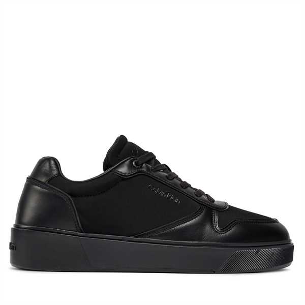 Sneakersy Calvin Klein Low Top Lace Up W/ Stitch HM0HM01368 Čierna