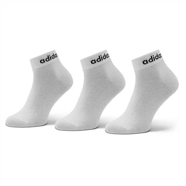 Ponožky Kotníkové Unisex adidas Think Linear Ankle Socks 3 Pairs HT3451 Biela