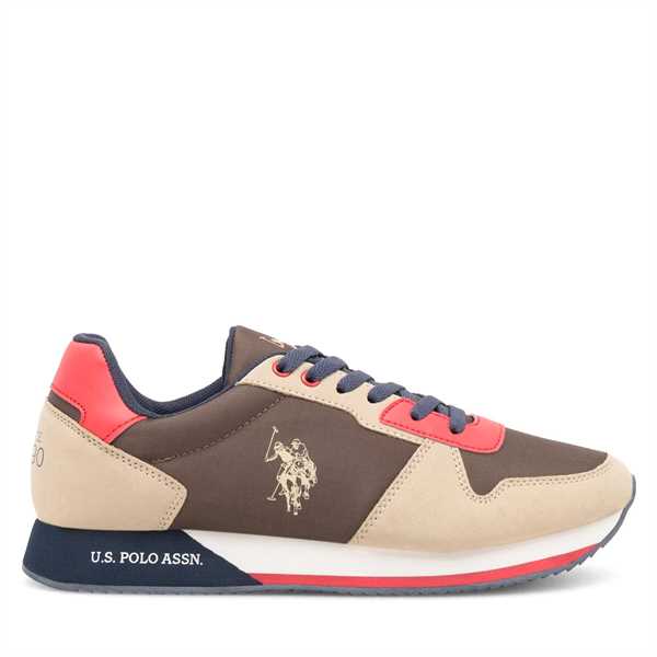 Sneakersy U.S. Polo Assn. NOBIL011M/CNH1 Kaki