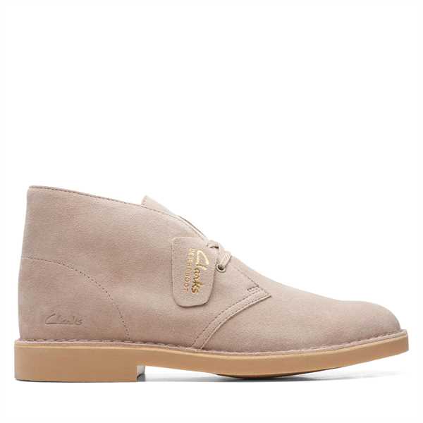 Šnurovacia obuv Clarks Desert Bt Evo Béžová