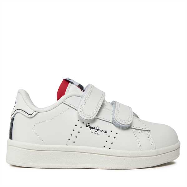 Sneakersy Pepe Jeans Player Basic Bk PBS00002 Biela