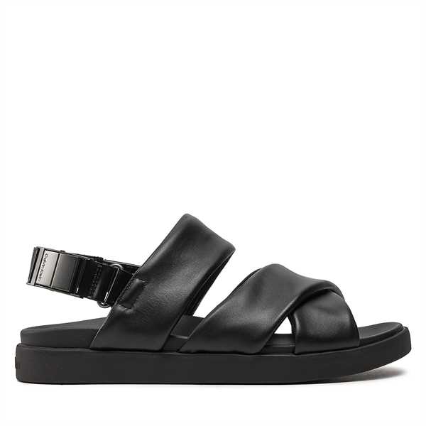 Sandále Calvin Klein Padded Criss Cross Sandal HM0HM01482 Čierna