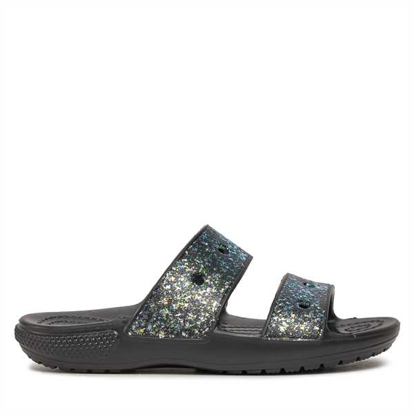 Šľapky Crocs Classic Glitter Sandal Kids 207788 Čierna