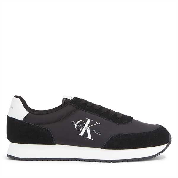 Sneakersy Calvin Klein Jeans Retro Runner Su-Ny Mono YM0YM00746 Čierna