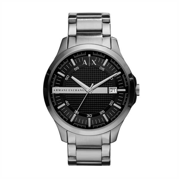 Hodinky Armani Exchange Hampton AX2103 Strieborná