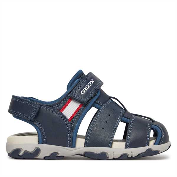 Sandále Geox B Sandal Flaffee Boy B4559B 08515 C4002 S Tmavomodrá