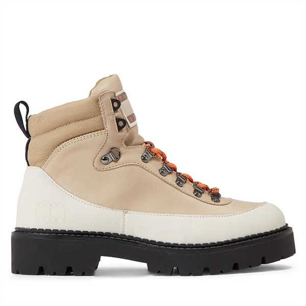 Outdoorová obuv Tommy Jeans Tjm Boot Hiker EM0EM01252 Béžová