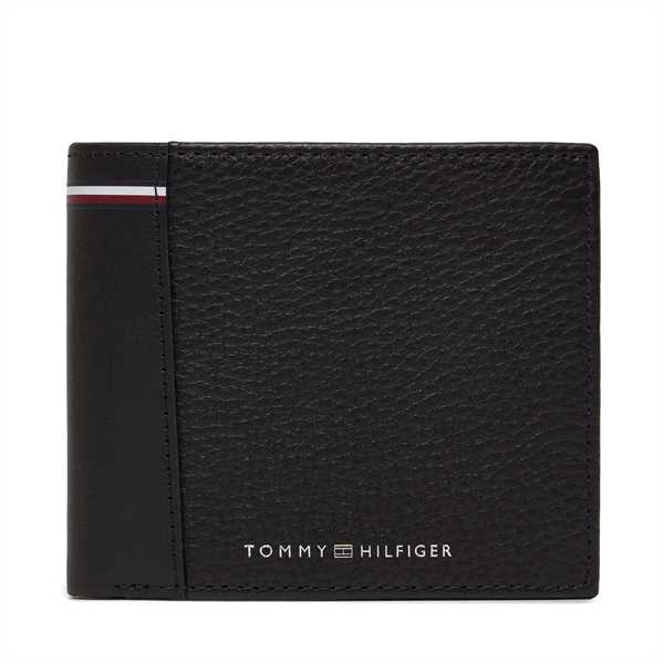 Veľká pánska peňaženka Tommy Hilfiger Transit Cc Flap And Coin AM0AM12519 Čierna