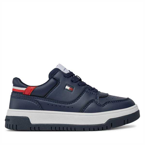 Sneakersy Tommy Hilfiger Low Cut Lace-Up Sneaker T3X9-33367-1355 M Tmavomodrá