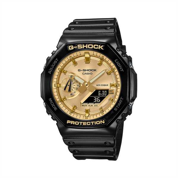 Hodinky G-Shock Octagon GA-2100GB-1AER Čierna