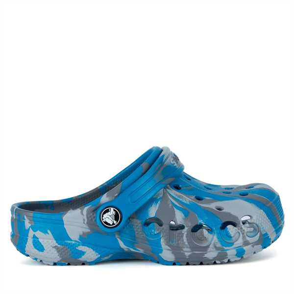 Šľapky Crocs BAYA MARBLED CLOG KIDS 207016-4GL Tmavomodrá