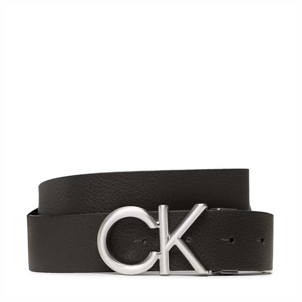 Pánsky opasok Calvin Klein Adj/Rev Ck Metal Bombe Pb 35Mm K50K510630 Čierna