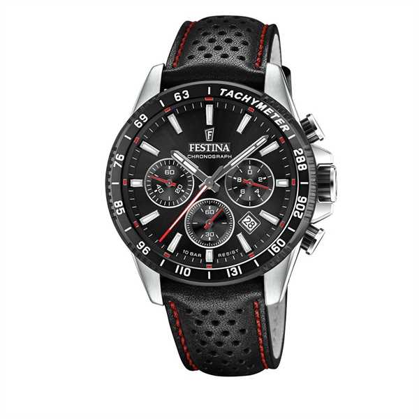 Hodinky Festina Timeless Chronograph F20561/4 Čierna