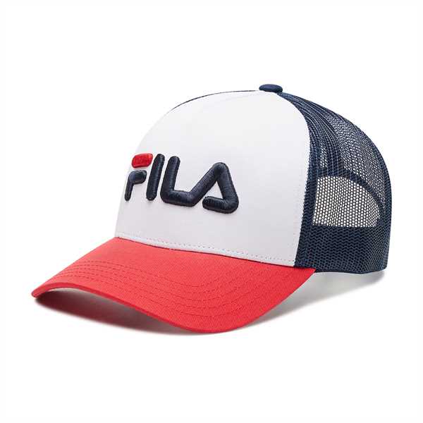 Šiltovka Fila Beppu Trucker Cap Linear Logo snap Back FCU0025 Červená