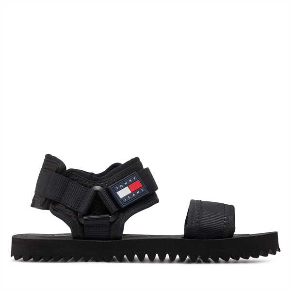 Sandále Tommy Jeans Tjm Sandal Luxe EM0EM01387 Čierna